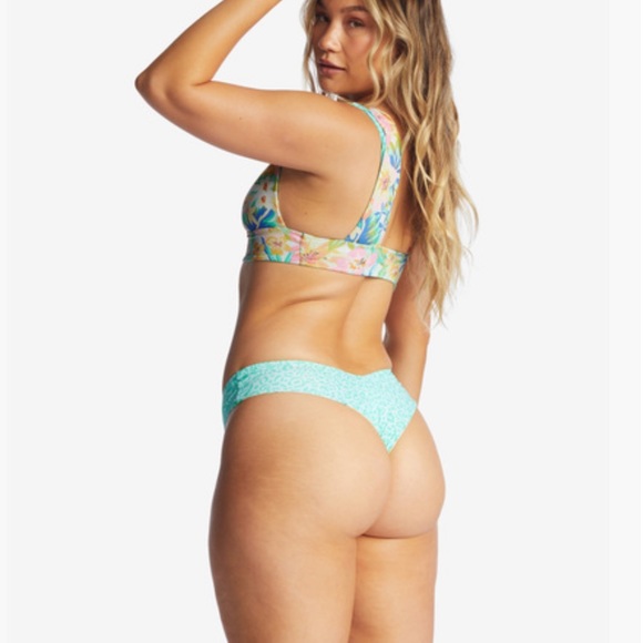 Billabong Sweet Tropics Reversible Fiji Cheeky Bikini Bottoms - Picture 5 of 16